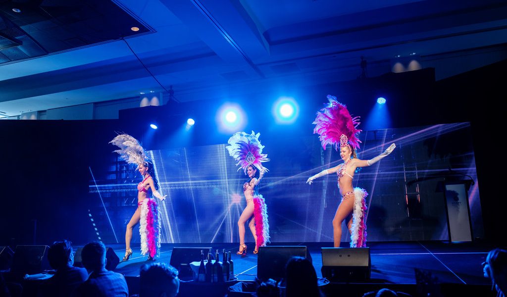 Vancouver Showgirls perform at a Gala Event