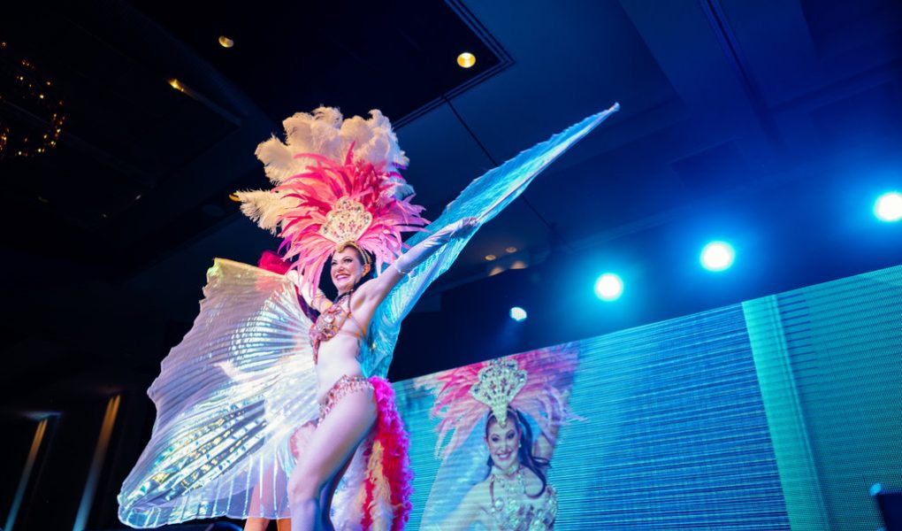 Vancouver Showgirls perform at a Gala Event